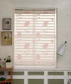 Modern and simple tulip-printed soft gauze blinds for office and bedroom light-blocking roller blinds wholesale and custom blinds details Picture
